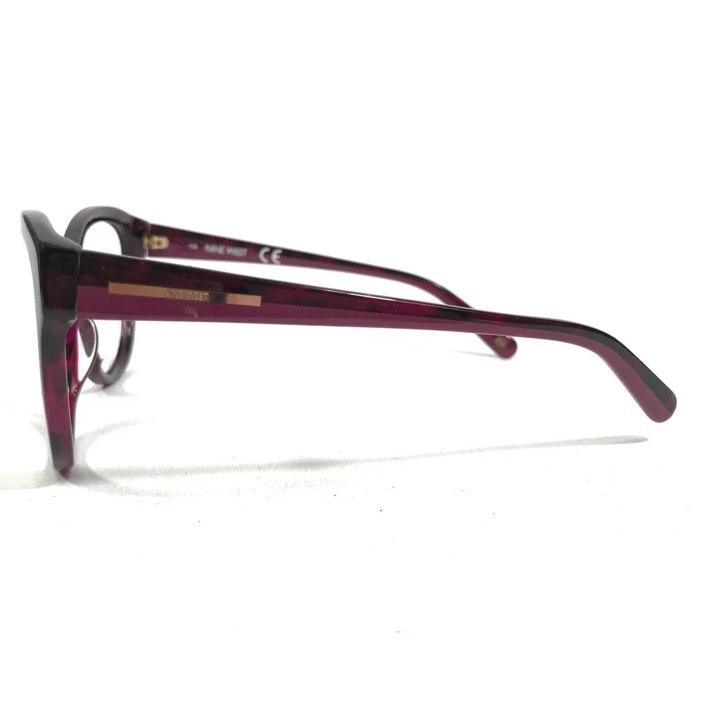 Nine West Eyeglasses Frames NW583S 630 Purple Red Tortoise Cat Eye 57-17-135